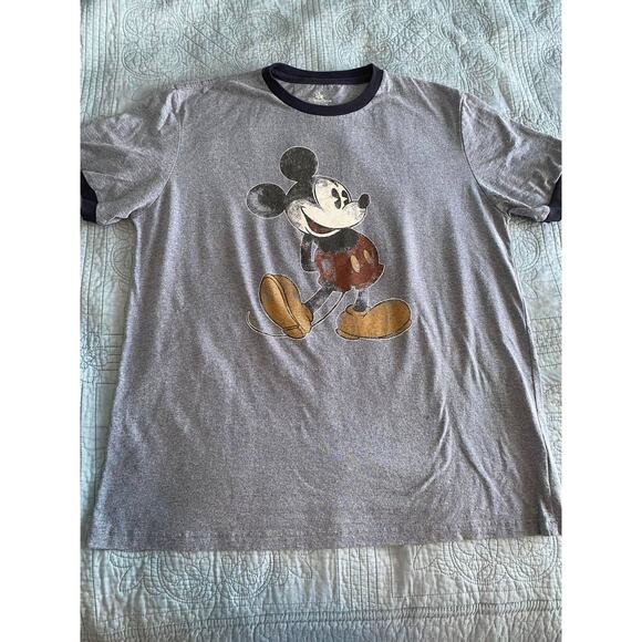 Mens Disney Parks Mickey Mouse Shirt Size Large Pre Owned - Picture 1 of 5